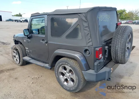 2018 Jeep Wrangler Jk Sahara 4X4 z USA, uszkodzony, nr VIN 1C4AJWBG0JL891387